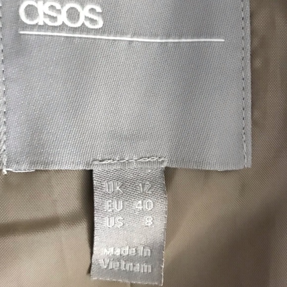 ASOS The Classic Trench Coat Size 8 - Picture 15 of 15